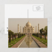 Carte Postale Taj Mahal (Devant / Derrière)