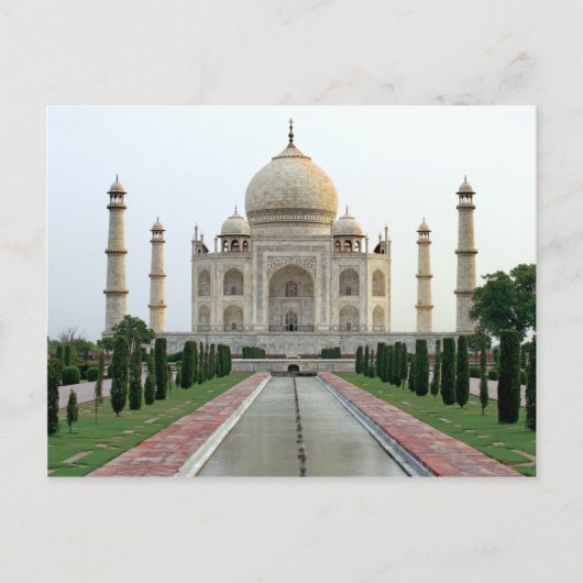 Carte Postale Taj Mahal (Devant)