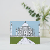 Carte Postale Taj Mahal (Debout devant)