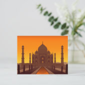 Carte postale Taj Mahal (Debout devant)