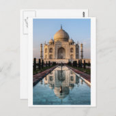 Carte Postale Taj Mahal (Devant / Derrière)