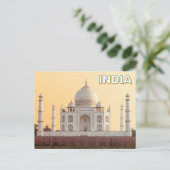 Carte Postale Taj Mahal À Agra, Inde (Debout devant)