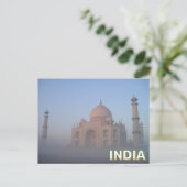 Carte Postale Taj Mahal À Agra, Inde (Debout devant)