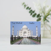 Carte Postale Taj Mahal, Agra, Inde (Debout devant)