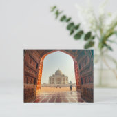 Carte Postale Taj Mahal, Agra, Inde (Debout devant)