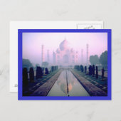 Carte Postale Taj Mahal Agra Inde (Devant / Derrière)