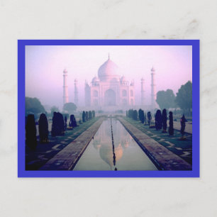 Carte Postale Taj Mahal Agra Inde