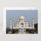Carte postale Taj Mahal, Agra India (Devant / Derrière)