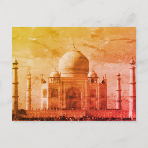 Carte Postale taj mahal ancien