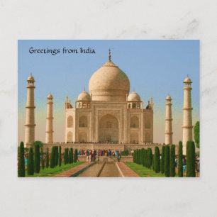 Carte Postale taj mahal clair