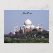 Carte Postale taj mahal distant (Devant)