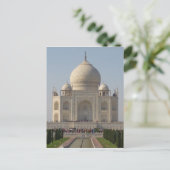 Carte Postale taj mahal front blanc (Debout devant)