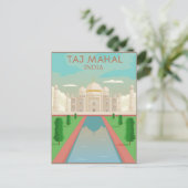 Carte Postale Taj Mahal, Inde (Debout devant)