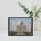 Carte Postale taj mahal inde (Debout devant)