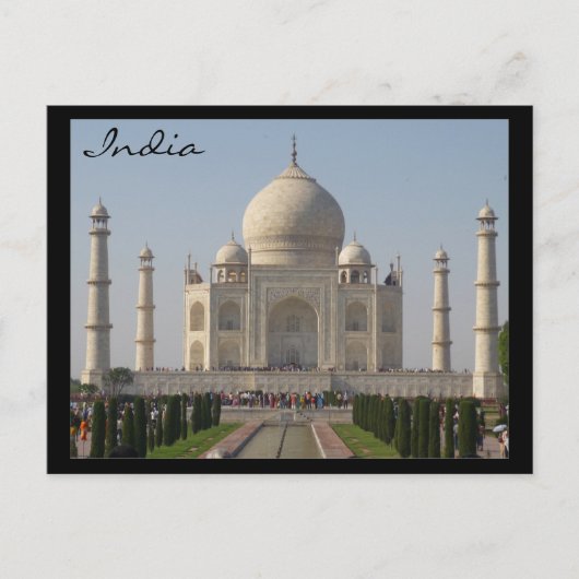 Carte Postale taj mahal inde (Devant)