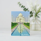 Carte Postale Taj Mahal Inde Photo de voyage (Debout devant)