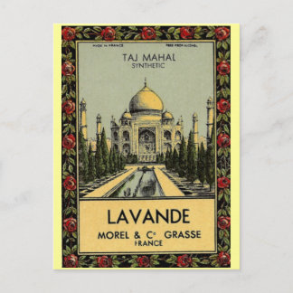 Carte postale Taj Mahal Lavande