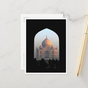 Carte Postale Taj Mahal Lumière de Dawn Inde Architecture Photo