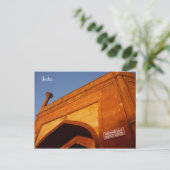 Carte Postale taj mahal porte ouest (Debout devant)