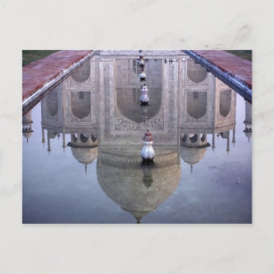 Carte Postale Taj Mahal reflection, Agra, Uttar Pradesh,