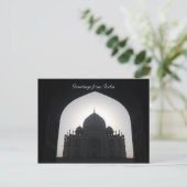 Carte Postale taj mahal shadow (Debout devant)
