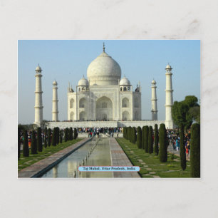 Carte Postale Taj Mahal, Uttar Pradesh, Inde