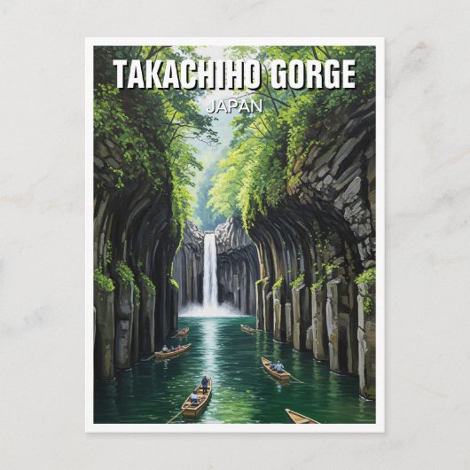 Carte Postale Takachiho Gorge Japon Voyage (Devant)