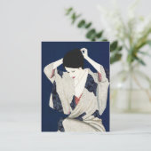 Carte Postale Takasawa Keiichi cheveux classique femme japonaise (Debout devant)