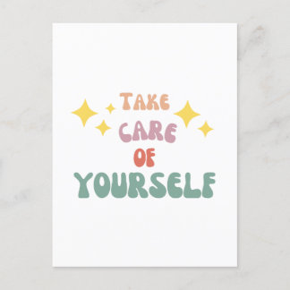 Carte Postale Take care of yourself