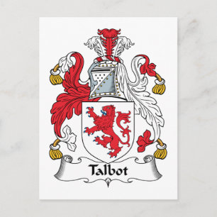 Carte Postale Talbot Family Crest
