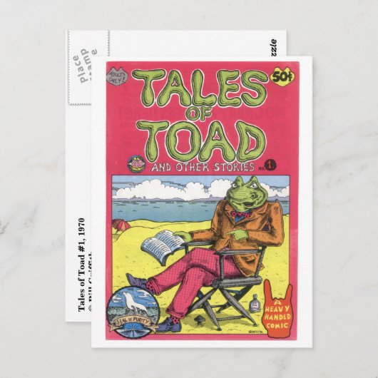 Carte Postale Tales of Toad #1, 1970 (Devant / Derrière)