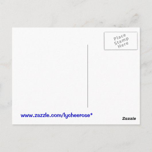 Carte postale Talisman (Dos)