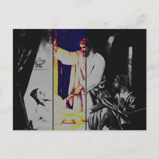 Carte Postale Talitha koum ! Mark 5-38:43 (Devant)