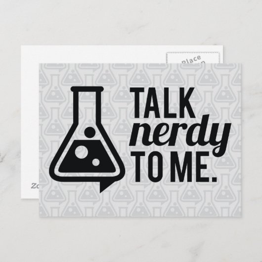 Carte Postale Talk Nerdy (Devant / Derrière)