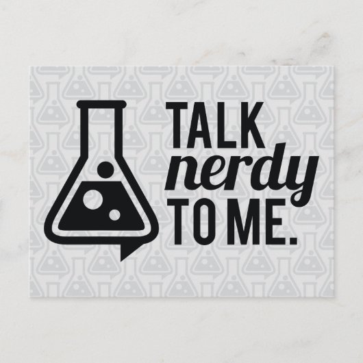 Carte Postale Talk Nerdy (Devant)