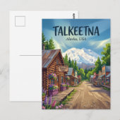 Carte Postale Talkeetna Alaska (Devant / Derrière)