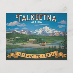 Carte Postale Talkeetna Voyage en Alaska