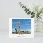 Carte Postale Tall Ship à Long Beach en Californie (Debout devant)