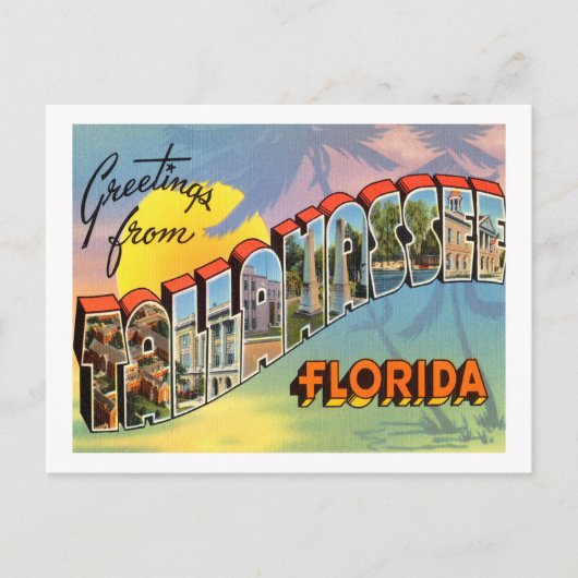 Carte postale Tallahassee Floride (Devant)