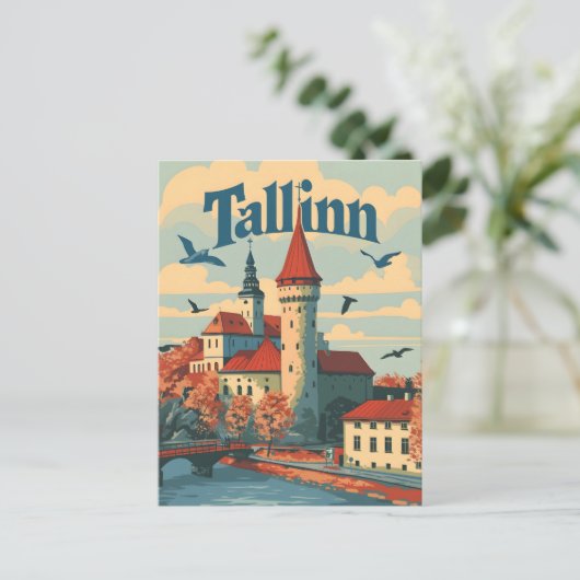 Carte Postale Tallin Vintage (Debout devant)