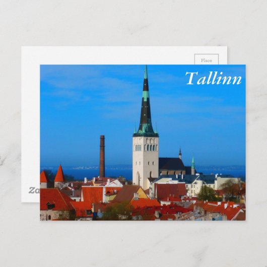 Carte Postale Tallinn, Estonie (Devant / Derrière)