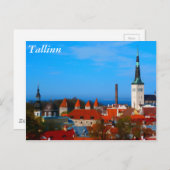 Carte Postale Tallinn, Estonie (Devant / Derrière)