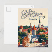 Carte Postale Tallinn Estonie (Devant / Derrière)