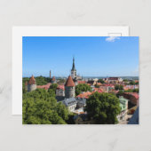 Carte Postale Tallinn Estonie Vieille ville (Devant / Derrière)