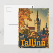 Carte Postale Tallinn Vintage (Devant / Derrière)