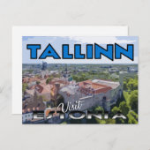 Carte Postale Tallinn, visite Estonie (Devant / Derrière)