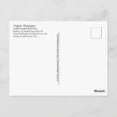 Carte Postale Tallship français Hermione (Dos)