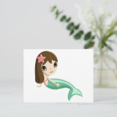 Carte Postale Tallulah la sirène (Debout devant)