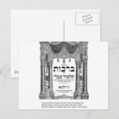Carte Postale Talmud "Wisdom/Deeds" Quota Venin Tees Cards (Devant / Derrière)