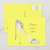 Carte Postale Talon haute bijoux (Devant / Derrière)